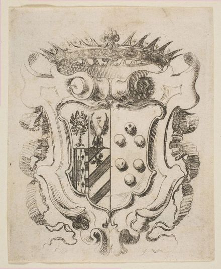 Arms of the Medici with Della Rovere