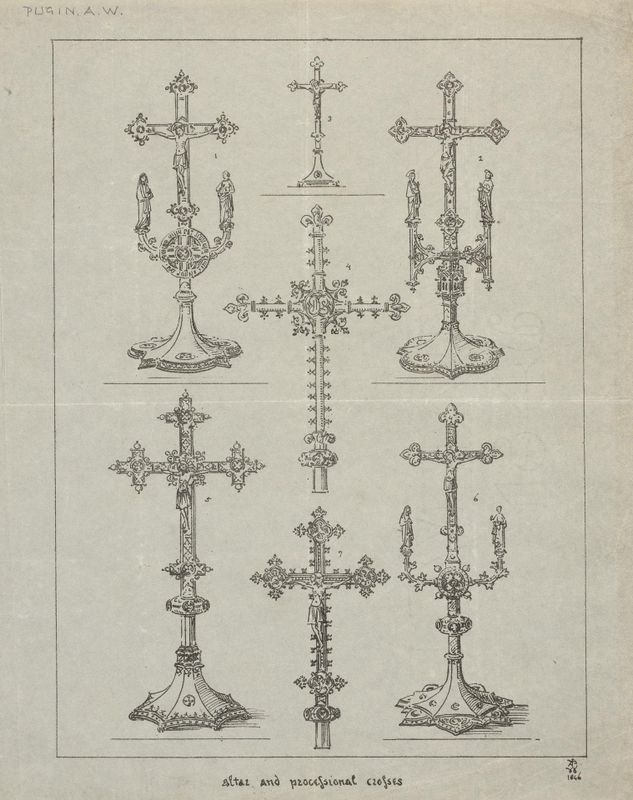 Designs for Altar and Processional Crosses