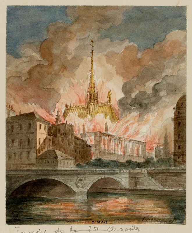 Incendie de la Sainte-Chapelle.