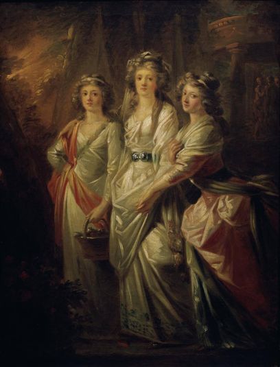 Die Gräfinnen Elisabeth, Christiane und Marie Karoline von Thun