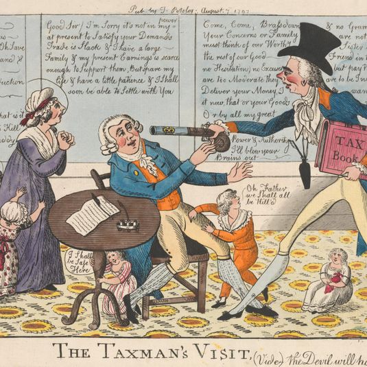 The Taxman's Visit, (vide) the Devil will have his Due