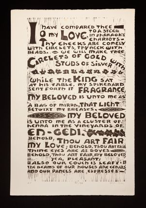 Plate Five, from Song of Songs