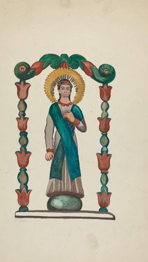 Bulto-Figure of Saint