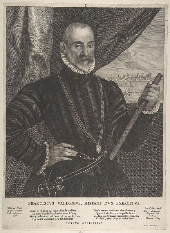 Francisco Valdes, Spanish Commander, from the series Quatuor Personae...