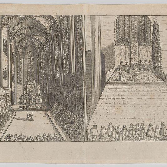 Plate B: Election and Coronation of Emperor Maximilian II