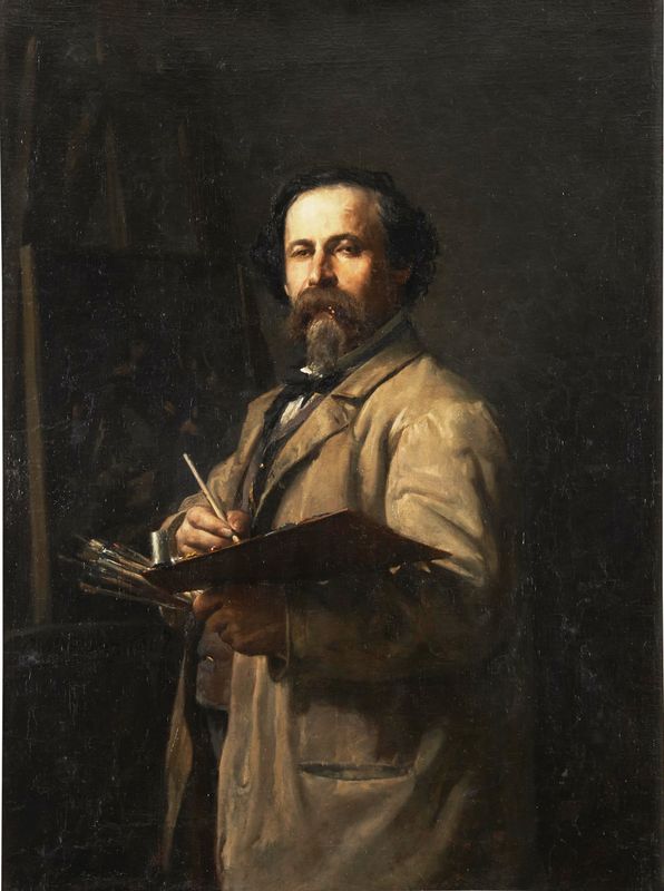El pintor Francisco Martínez Yago