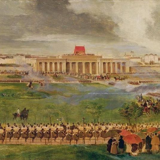 Field Mass in the Outer Burgplatz on 13 April 1826