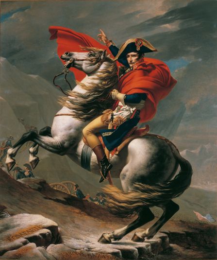 Napoleon am Großen St. Bernhard