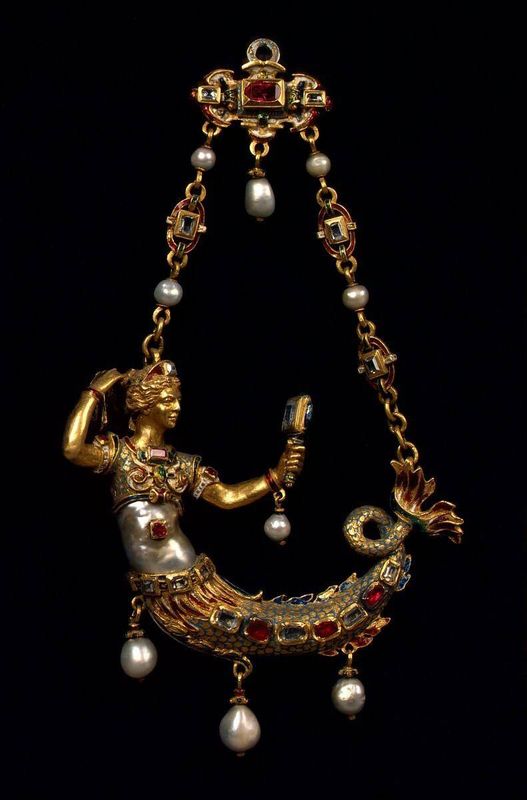 Pendant with a Mermaid