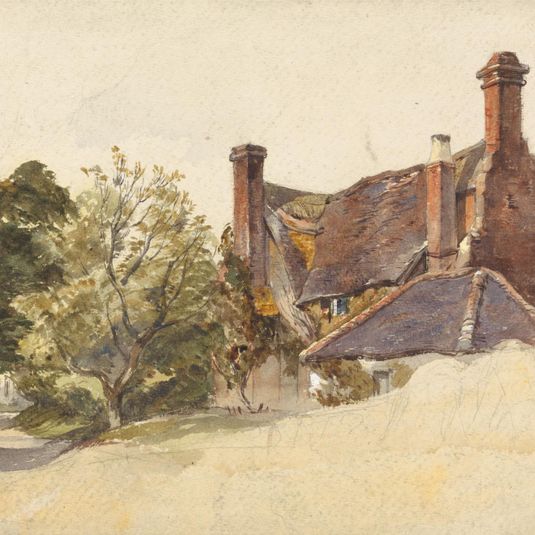 Study of a Cottage by a lane