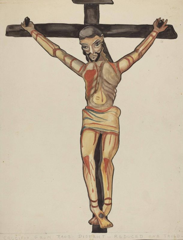 Crucifix, from Vicinity of Taos