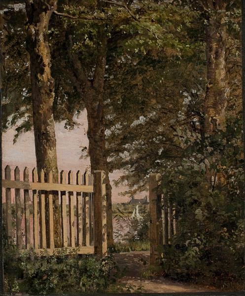 The Garden Gate of the Artist's Home at Blegdammen