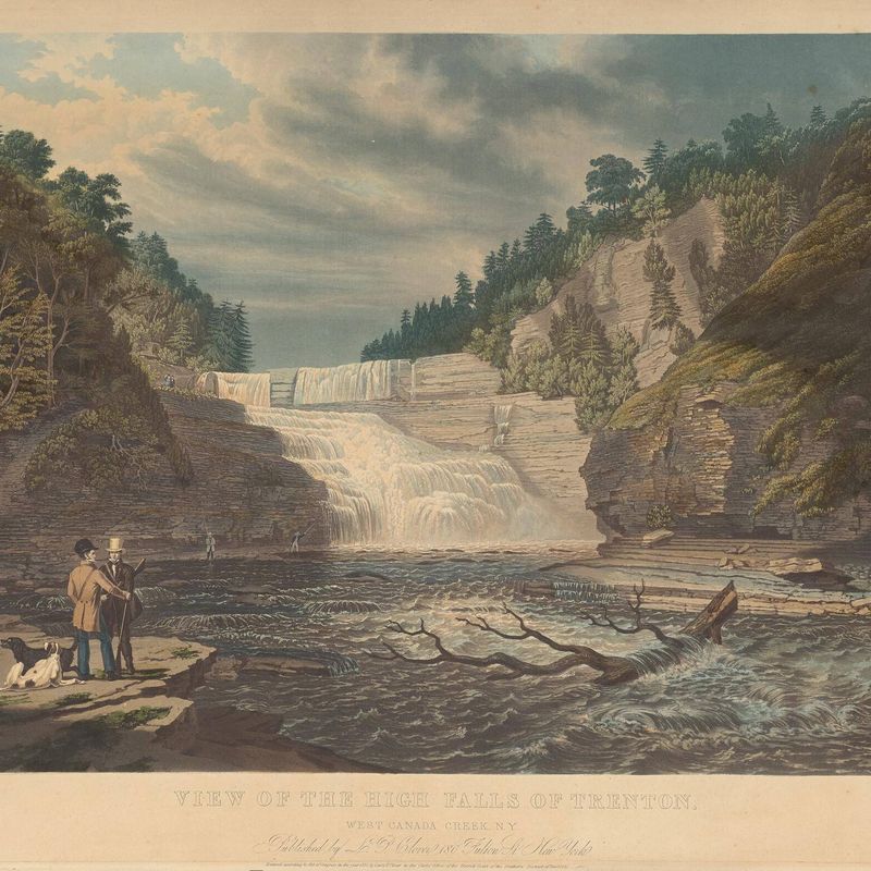 View of the High Falls of Trenton: West Canada Creek, N.Y.