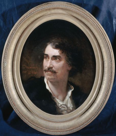 Portrait d'Étienne Mélingue (1808-1875), acteur et sculpteur.