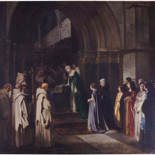Doña Isabel la Católica en la cartuja de Miraflores