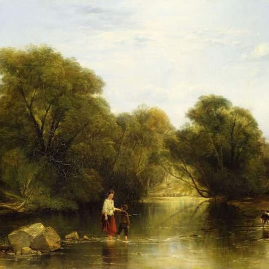 Crossing the stream (1849)