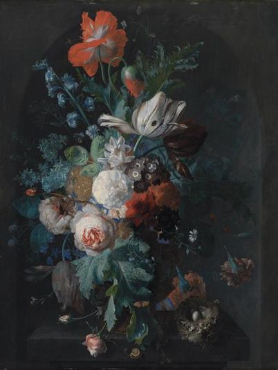 A Vase with Flowers