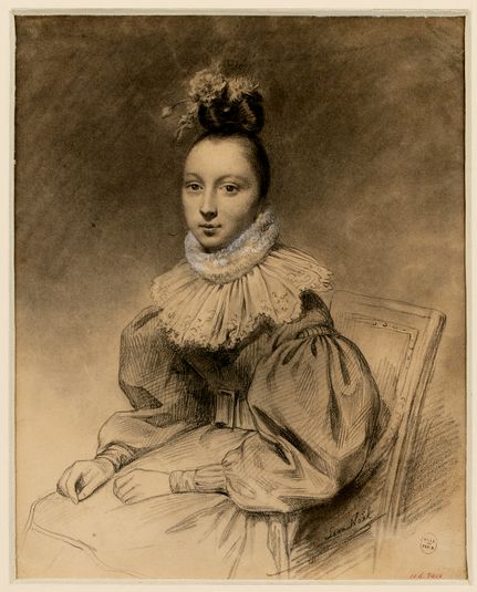 Portrait d'une jeune femme, dite Elise Jouvenet.