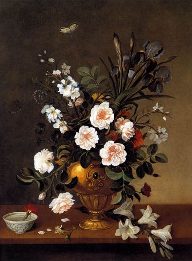 Flower Vase and Ceramic Bowl