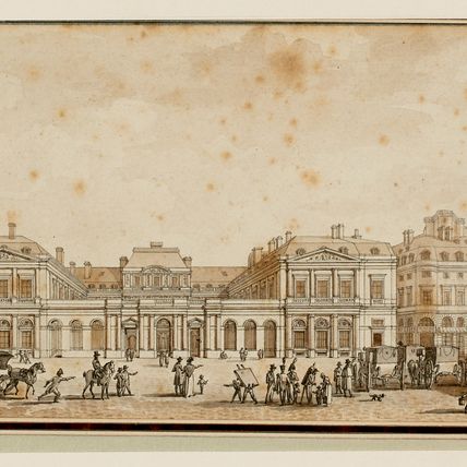 La place du Palais-Royal en 1813.
