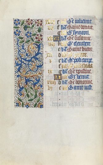 Book of Hours (Use of Rouen): fol. 2v