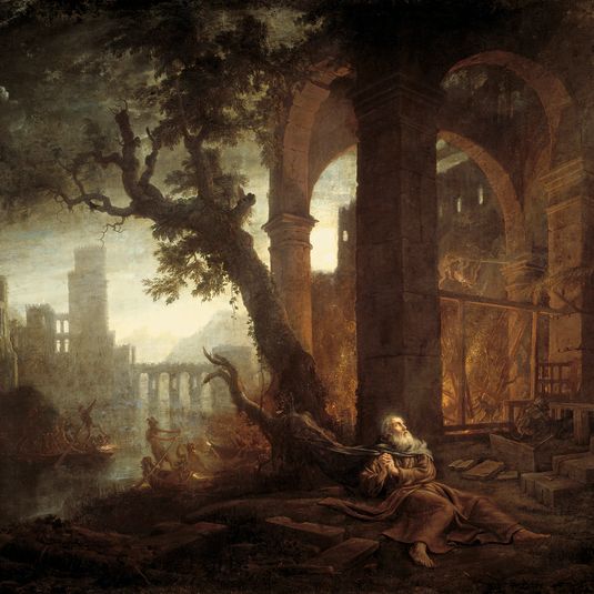 Landscape with the Temptation of St Anthony (Lorrain)