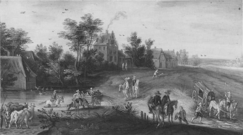 Landscape with a Country Road and a Watering-Place