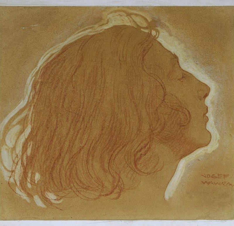 Head of a Girl in Profile