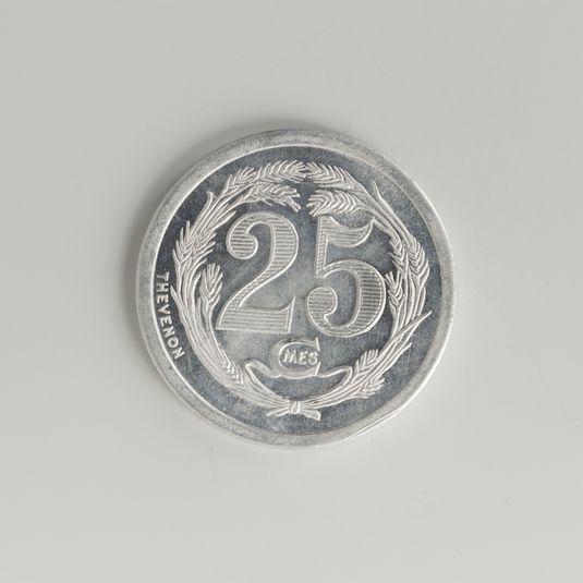 Bon pour 25 centimes, Union Commerciale et Industrielle de Chatellerault, 1922