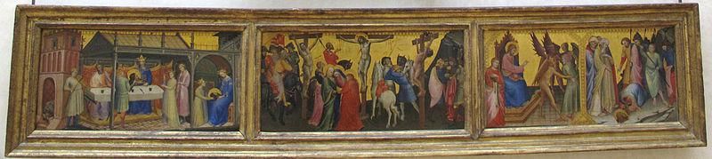 Le Banquet d'Hérode ; La Crucifixion ; La Rencontre entre saint Jacques le Majeur et le mage Hermogène, Le martyre de saint Jacques le Majeur.