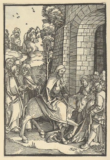 The Entry into Jerusalem, from Speculum passionis domini nostri Ihesu Christi