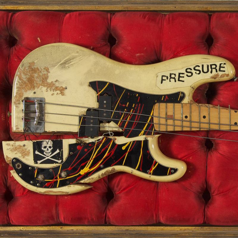 The Clash: London Calling - Paul Simonon's Fender Precision bass guitar