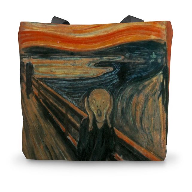 The Scream, Edvard Munch  Canvas Tote Bag Smartify Essentials