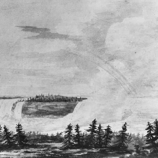 The Falls of Niagara (Copy after an Engraving in The Port Folio Magazine, March 1810)
