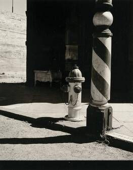 Barber Pole and Hydrant, Needles, California