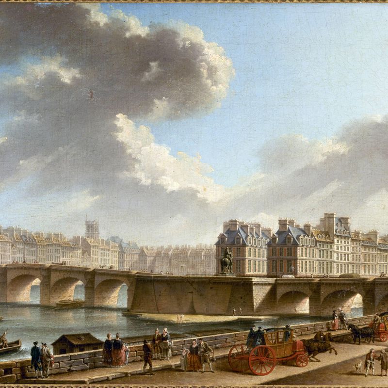 Le Pont-Neuf et la Cité, vus du quai de Conti