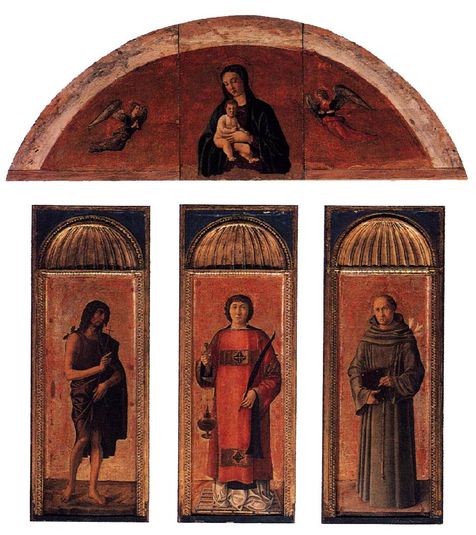 Triptych of St Lawrence