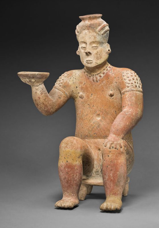 Seated Female Figure Holding a Bowl