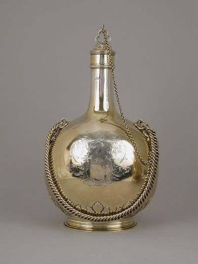 Pilgrim bottle (one of a pair)