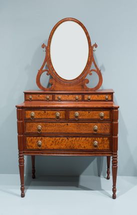 Chest of Drawers with Dressing Glass
