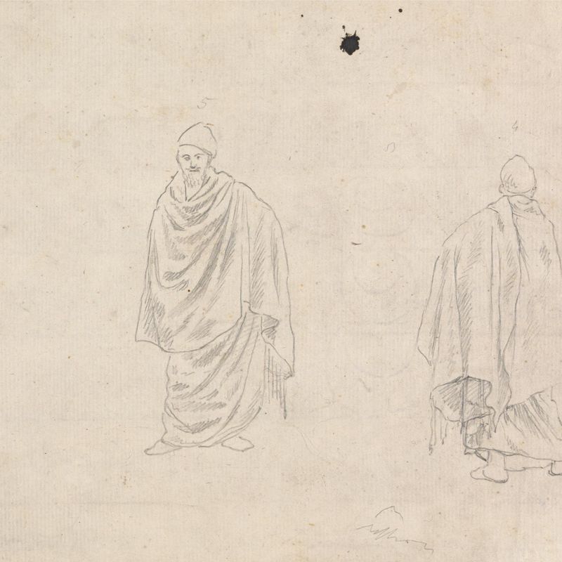 Studies of the Front and the Back of a Man
