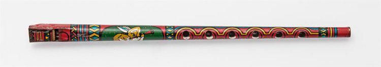 Tin Recorder With Decorative Details