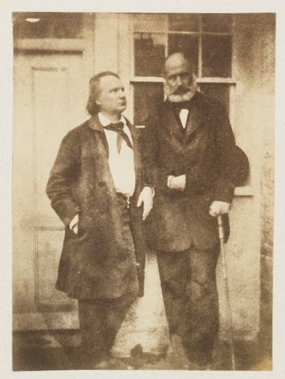 Album Asplet folio 50, photographie de Victor Hugo et du Général hongrois Meszaros