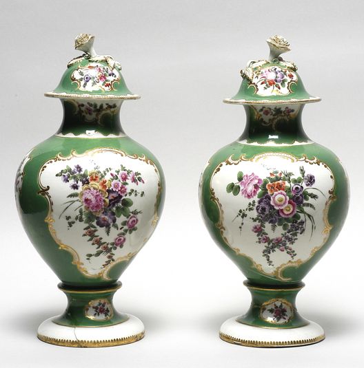 Pair of Vases and Covers, c.1770-75