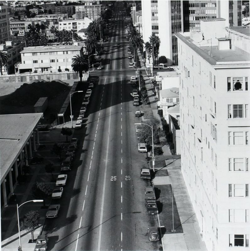 Atlantic Ave. Looking North from Ocean Blvd., Long Beach, California, from the Long Beach Documentary Survey Project