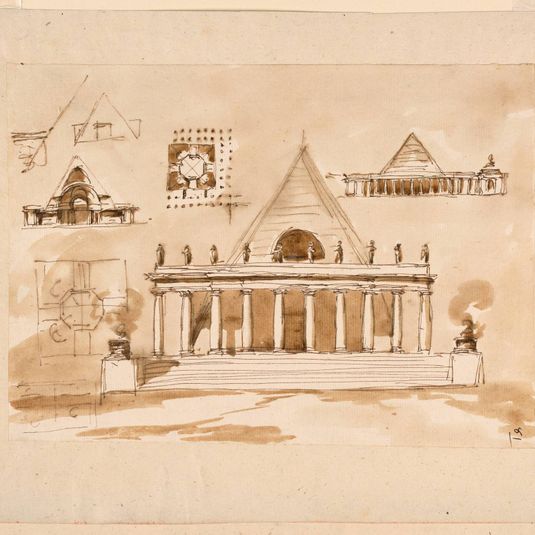 Designs and Sketches for a Mausoleum