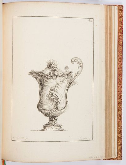 Moutardier (Mustard Pot), plate 60, in Elements d'Orfevrerie (Elements of Goldsmithing), Second Part