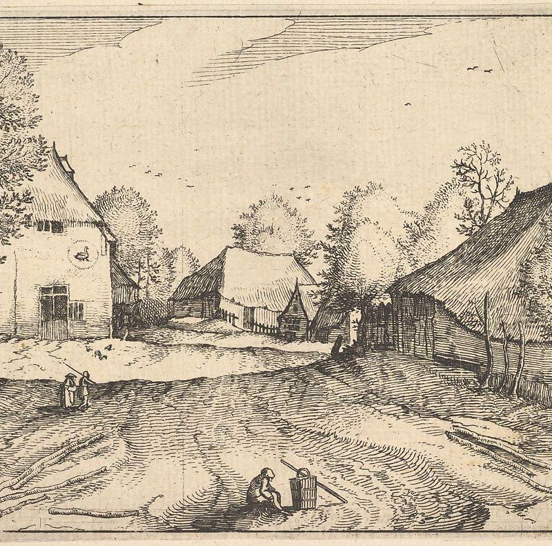 The Swan's Inn, plate 6 from Regiunculae et Villae Aliquot Ducatus Brabantiae
