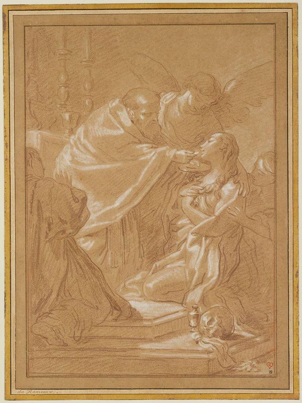 The Last Communion of St. Mary Magdalen, after Benedetto Luti