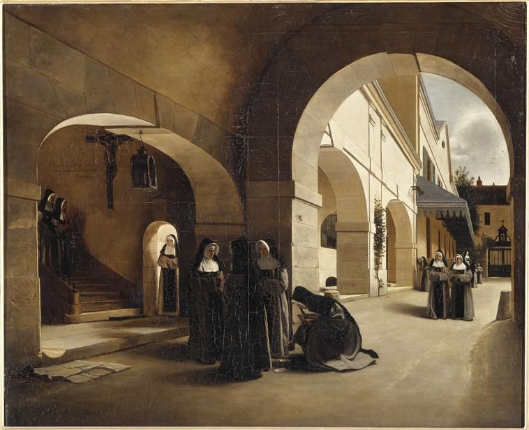 Ave Maria : interior of the Aramont convent